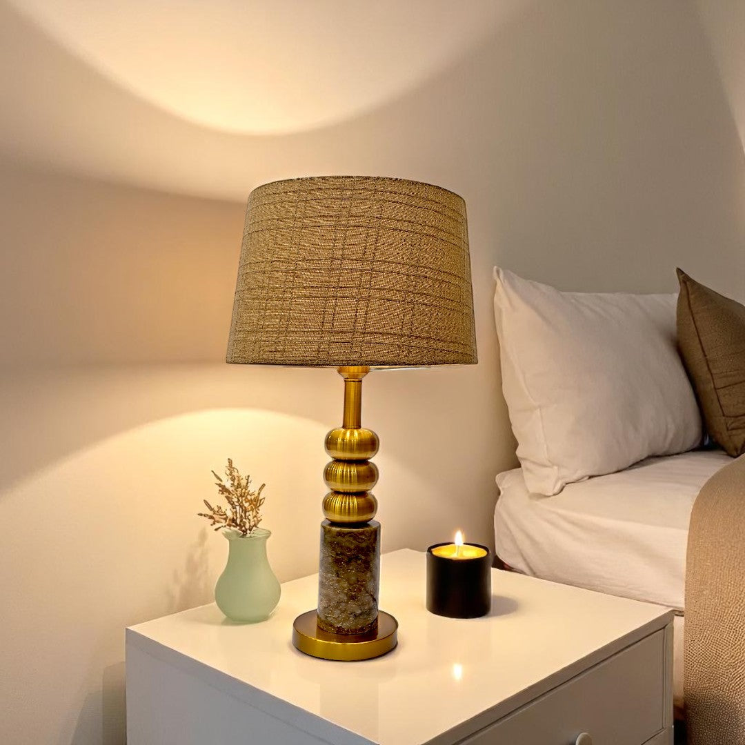 Lucent Brass Finish Table Lamp